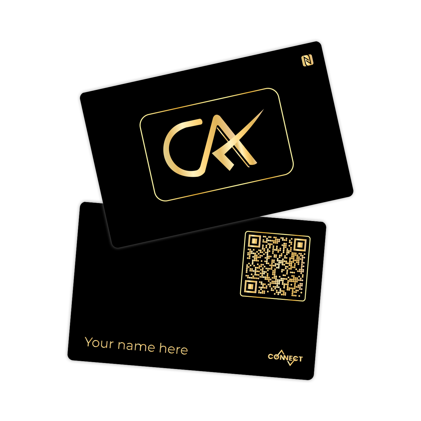 CA Gold & Silver Printed card