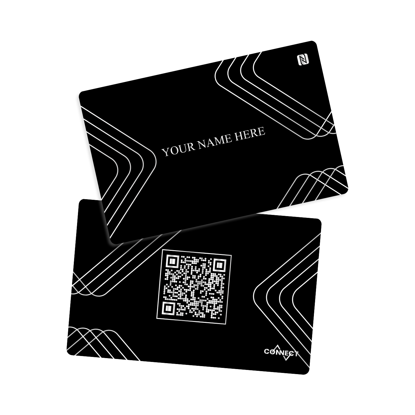 Silver Printed card